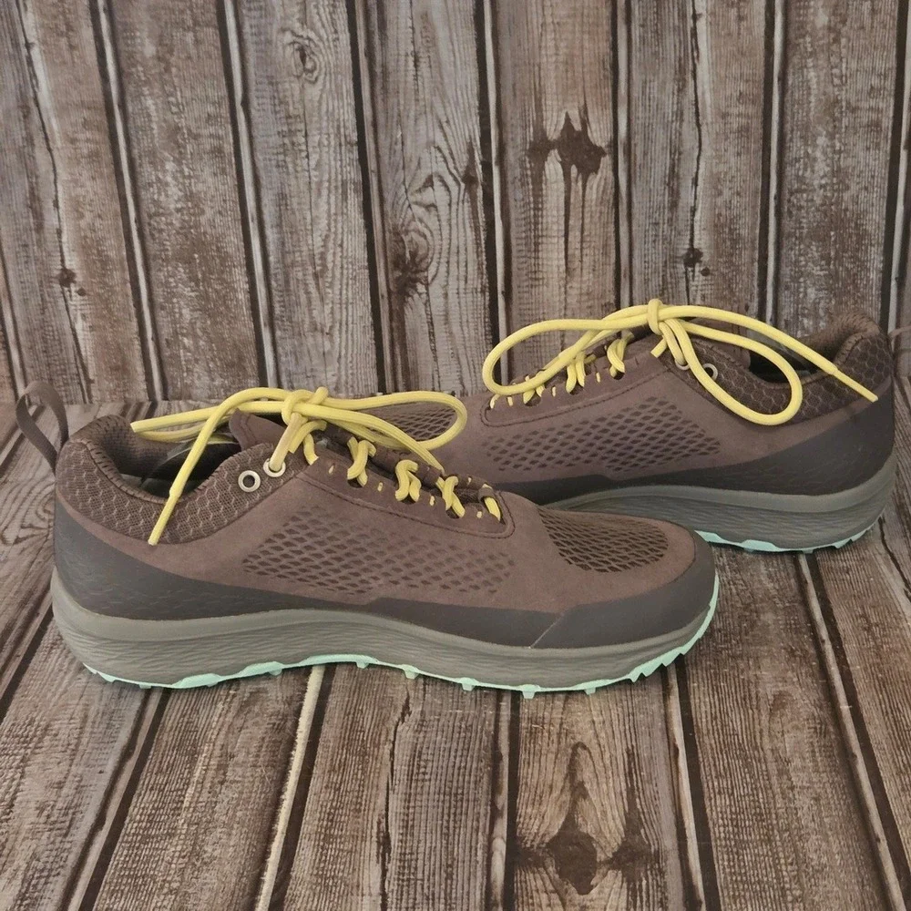 Sz 8.5 M Womens Vasque NatureTex Breeze LT NTX Low Hiking Shoes Brown Vibram